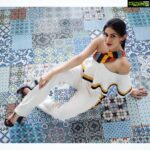 Amyra Dastur Instagram - “And you will know her by her eyes; love always begins with a glance, a stare, a look...” - @the_poetrybandit . . Wearing @hemakaullabel for #RajuGadu promotions ✨ Earrings - @accessorizeindiaofficial Shoes 👠- @burberry Styled by @talukdarbornali Photographer- @i_ak_photographer . . #rajugadu in theatres now 💃💃💃 Hyderabad