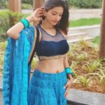 Anaika Soti Instagram – This blue Lehenga has my heart 🐬