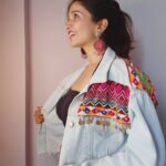 Anaika Soti Instagram - This bubblegum jacket from @oh_soboho is a whole vibe....@shagunsoti @little.misswanderer