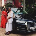 Anasuya Bharadwaj Instagram - My most handsomest Papaji.. ♥️ I will keep making you proud with my integrity .. I promise.. No words can express my gratitude for this life you gave me.. for teaching us that the choices we make to eat, exercise, and be .. will what make us..I will forever cherish all the happy times we had.. all the midnight treats you gave us randomly.. all the possessiveness all the anger.. which was all that immeasurable love.. teaching us to live life on our own terms.. teaching us to be brave and strong .. and together.. we will be.. You will always be remembered by all your people as the Tiger Darshan Pehelwan.. ♥️ Wish I had told you before you left us that you have done a tremendous job as our father.. raising us so exemplary.. no matter what the world says.. I wouldn’t imagine it to be anyhow else.. we are what we are today with all put together.. Rest in peace Papaji. ♥️♥️♥️ @ambicakhasba @vaishnavikhasba @anuradha_khasba