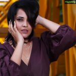 Anasuya Bharadwaj Instagram - I wouldn’t be chasing you because I am the catch 😏 For #Jabardast #tonyt PC: @valmikiramuphotography 🙂
