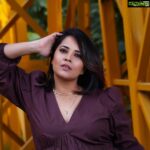 Anasuya Bharadwaj Instagram - I wouldn’t be chasing you because I am the catch 😏 For #Jabardast #tonyt PC: @valmikiramuphotography 🙂