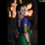Anasuya Bharadwaj Instagram - And the festivities continue!! 🪔💫❤️🤩 For #MasterchefTelugu ‘s #DiwaliSpecial 🪔 #tonyt 8:30pm onwards only on @geminitv 🥰 Wearing @gaurinaiduofficial 🤩 @gaurinaidu 🦜 Jewels by @lorifinejewellery 👑 PC: @valmikiramuphotography ✨