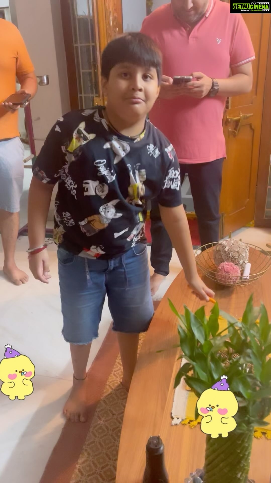 Anasuya Bharadwaj Instagram - Happy birthday my liโl prince #AyansshBharadwaj !! You are the fun factor in our lives.. thank you for choosing us to be your parents.. we love you unimaginably!! I pray that you keep the family intact like you always thrive to at this young age only.. God speed to you my baccha.. โฅ๏ธ๐๐ผ๐งฟ @susank.bharadwaj ๐