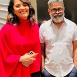 Anasuya Bharadwaj Instagram - Happiest of birthdays to the most fiercest of directors yet ammaazingglyyy sweetest @aryasukku Sir!!! May you have/give us another stupendous year!!!! #thaggedhele🔥🥳🎉