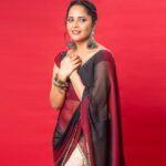 Anasuya Bharadwaj Instagram - Darling.. Shine. That’s all. For #Jabardast #tonyt Outfit & Styling @gaurinaidu 💃 PC: @chinthuu_klicks 😊