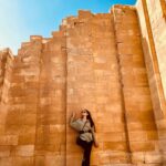Andrea Jeremiah Instagram – #saqqara you beauty 💫 

📸 @nazeef_btos 

@pickyourtrail @myelegantvoyages 

#UnwrapTheWorld #LetsPYT #Pickyourtrail ​​#Ramseshilton #ElegantVoyages #GlobalTrails #citadelofsaladin #Saqqara #MagicalCairo #egypt #travel #travelbug #architecture #archaeologymemes