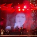 Andrea Jeremiah Instagram - Thank you #Dubai for the best birthday ever ! ❤️🎤💃🏻✨ @expo2020dubai @arrahman @btosproductions @nazeef_btos 📸 @midhun.mohan_ #arrahman #dubaiexpo2020 #onstage #livemusic #concert #tamil