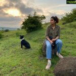 Anisha Victor Instagram – My trusty companion – Raisin 🍇 good girl. 🐶
#roadtorecovery #latergram #sunsetperson #hills #forest #dogs 🐕 #rains #outdoor #pune #maharashtra Pune, Maharashtra