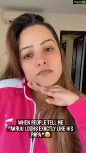 Anita Hassanandani Instagram - Pushpa fever! 
😂🤣😂🤣
@rohitreddygoa 
@aaravvreddy