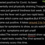 Anjana Rangan Instagram - P. S : thought of not posting this earlier as i actually wanted to remain calm and go through the isolation on my own,but i really had to tell ppl not to depend ONLY on rapid tests which shows negative, despite having covid symptoms. What if i hadnt gone for the RTPCR?! i feel too drained even after medications.This is not something easy to deal with as ppl believe.The severity might have gone down , but still it has a great impact on ur mental and physical health. STAY SAFE 🙏 Love and hugs to All.