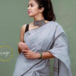 Anjana Rangan Instagram - Saree : @kanakadharadrapes Photography : @creativeweddingphoto