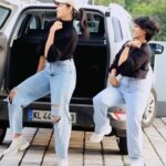 Anju Kurian Instagram - Our way of fighting the #midweekblues ! @travedancer :::::::::::::::::🚘🎶💃🏾:::::::::::::::::::::: What about yours? 🎥- @zion_mathew_thomas