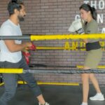 Anju Kurian Instagram - 📈Progress, not perfection! #padworkdrills with coach @jophiel_l . #learninginprogress #mma #boxing #boxingtraining #fitnessmotivation #instareels #trending
