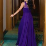 Anju Kurian Instagram - SIIMA 2021 💜💜💜 ::::::::::::::: @siimawards ::::::::::::::::::::: P.C - @they_call_me_keshu Outfit- @paris_de_boutique Stylist- @asaniya_nazrin MUA Team - @amymariasha @makeupartistrybykavithasekar Jewellery - @studiobluefashions #siima #siimaawards #siima2021 #postoftheday Hyderabad