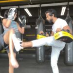 Anju Kurian Instagram - Kick with passion ⚡️🤩! It’s not about perfection, it’s about constant quest to strive for a better attempt 💪. Be a better version of yourself today than who you were yesterday🔥 . #learningprocess with @jophiel_l . #reels #fitness #fitnessgoals #mma #boxing #instavideo #justories #instadaily #thursdaymotivation #reelitfeelit #staystrong
