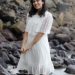 Anju Kurian Instagram - Be so completely yourself that everyone else feels safe to be themselves too 🥰. Happy Sunday friends 🤗❤️. . . . Designer - @itssujithsudhakaran @conlangclothing Captured by - @milanmaliackal MUA - @_femy_antony_