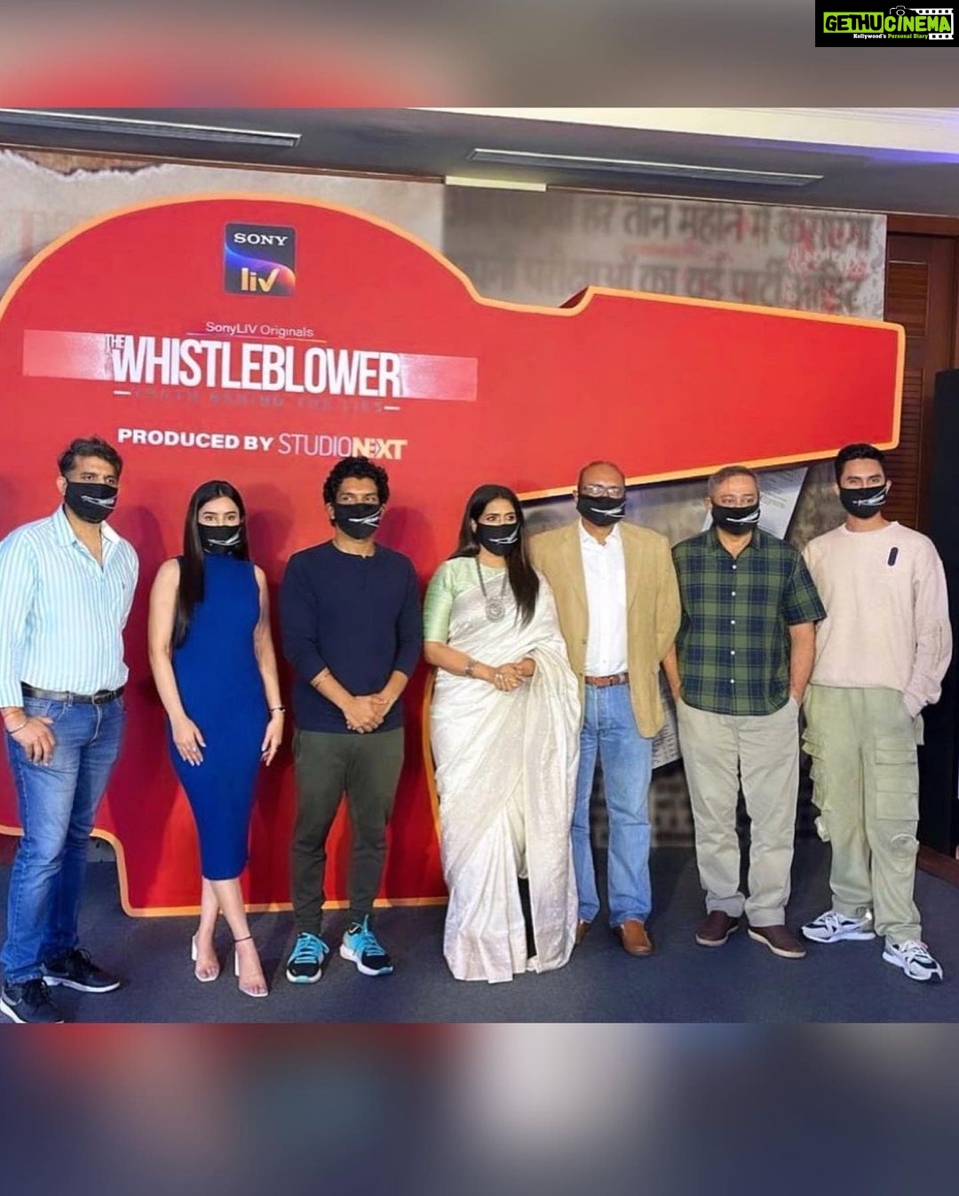 Ankitta Sharma Instagram - At the press conference of #TheWhistleblower ! All episodes streaming from 16th December on @sonylivindia 💙