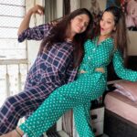 Antara Biswas Instagram - Sparkle ✨ When You are sleeping… And Get Up And Pose With Your Bestie 🤪😇😇 @riyasingh2291 Outfits: @cotcloclothing Styling: @styling.your.soul