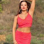 Antara Biswas Instagram – Red ❤️♥️…. #goodmorning #goodvibes