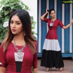 Anu Emmanuel Instagram – Promotions of #shailajareddyalludu 
Wearing @labelrishmaan 
Photography @i_ak_photographer 
Location @annapurnastudios