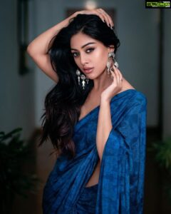 Anu Emmanuel Instagram - You know I have a thing for sarees 💙

 

Styled by: @meghanaalluri
Outfit by: @geethikakanumilli_official
Accessories by: @sheetalzaveribyvithaldas
Shot by: @karteeksivagouni
