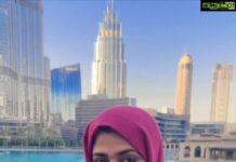 Anu Sithara Instagram - @burjkhalifa @downtowndubai @emaardubai @momoindubaimovie @zakariyaedayur @harrisdesom @aneeshgmenon @ameenaslamu @irshad_parari