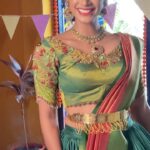 Anukreethy Vas Instagram - Azagha siricha mugame ♥️ @anukreethy_vas @vichuhairstylist @sashbysona @malgudi_designs @jjjewellerymart @rollinstudio_by_arvindraj
