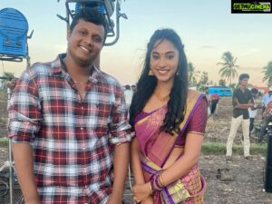 Anukreethy Vas Instagram - Couldn’t have asked for a better debut film or for a better team ❤️ #supergrateful 
.
@ponramvvs you are the best director and teacher ! You have made my debut film experience a memorable one and I can’t thank you enough 🙏🙏🙏❤️ 
.
@dir_thalapathy you were the best associate director one could ask for ❤️ can’t wait for our next schedule 🥰🥰 
.
@dineshkrishnandop thank you for always being so patient and calm and also thank you for making me look good 🥰🥰🥰
.
@actorvijaysethupathi I run out of words to explain my gratitude to you ❤️ you are the absolute best  and I’m  truly elated to work with you ❤️❤️🙏 you are the most humble , talented and hardworking person I know and I love you sir ❤️ 
.
@sunpictures @timestalent thank you for making this happen ❤️ 
.
#debutfilm #tamilcinema #tamilmovie #kollywood #vijaysethupathi #vjs46 
.
@vijaimuthupandi @vijaytvpugazh let’s take a picture in the next schedule though 💋