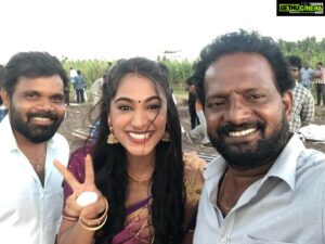 Anukreethy Vas Instagram - Couldn’t have asked for a better debut film or for a better team ❤️ #supergrateful 
.
@ponramvvs you are the best director and teacher ! You have made my debut film experience a memorable one and I can’t thank you enough 🙏🙏🙏❤️ 
.
@dir_thalapathy you were the best associate director one could ask for ❤️ can’t wait for our next schedule 🥰🥰 
.
@dineshkrishnandop thank you for always being so patient and calm and also thank you for making me look good 🥰🥰🥰
.
@actorvijaysethupathi I run out of words to explain my gratitude to you ❤️ you are the absolute best  and I’m  truly elated to work with you ❤️❤️🙏 you are the most humble , talented and hardworking person I know and I love you sir ❤️ 
.
@sunpictures @timestalent thank you for making this happen ❤️ 
.
#debutfilm #tamilcinema #tamilmovie #kollywood #vijaysethupathi #vjs46 
.
@vijaimuthupandi @vijaytvpugazh let’s take a picture in the next schedule though 💋