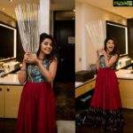 Anupama Parameswaran Instagram - That “aaaahaaa!!” Look I usually give 💃💃💃 Part 2 coz I loved these clicks too😋comment your favourite from these😘 Dress by -@aninaboutique1 Styling-@amulamulya Accessories- @krishnassjoya Clicked by - @satishyalamarthi