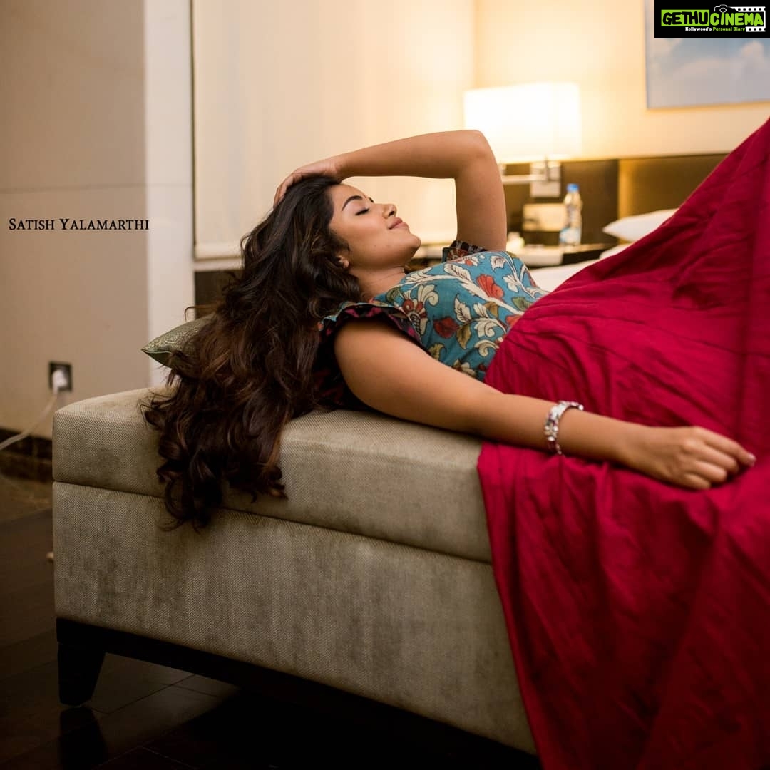 Anupama Parameswaran Instagram - Slaying the simplestπ₯ Dress by -@aninaboutique1 Styling-@amulamulya Accessories- @krishnassjoya Clicked by - @satishyalamarthi πππππ