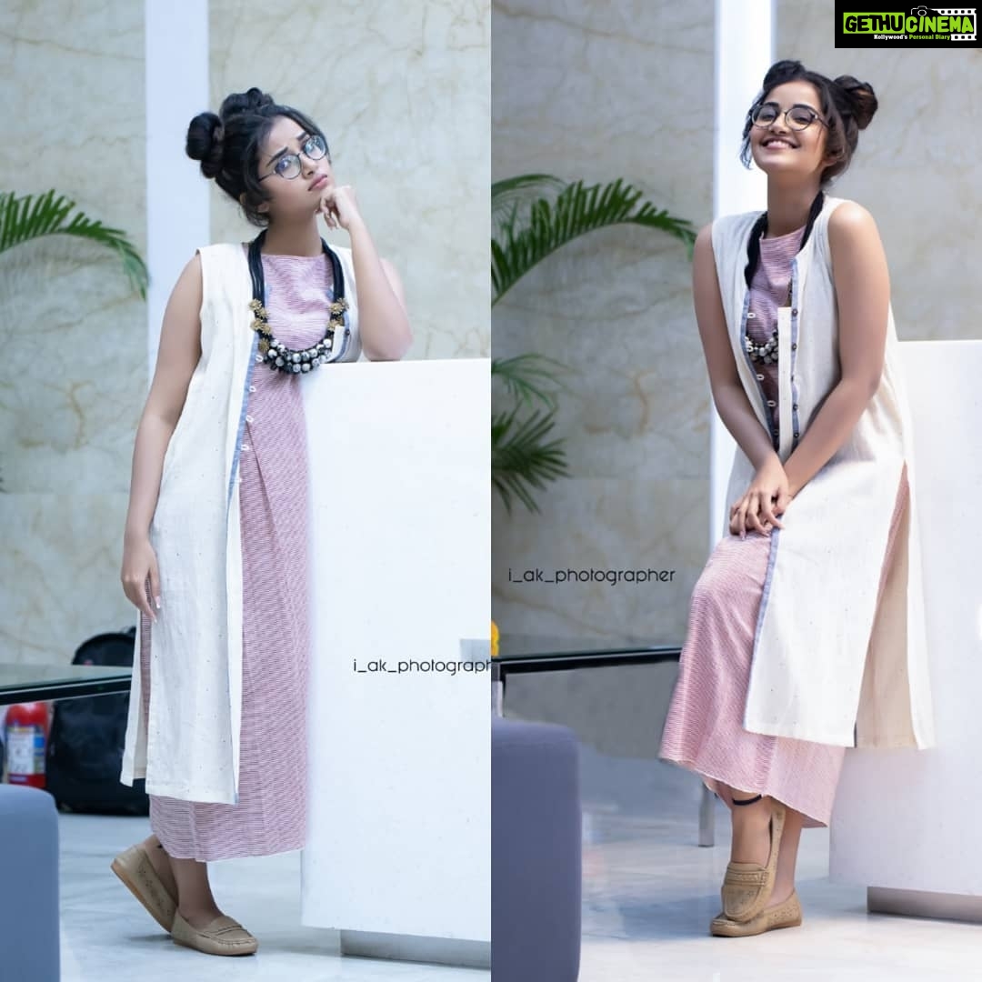Anupama Parameswaran Instagram - During the promotions of #hgpk π§π»π§π»π§π»π§π»π§π» Styling by @lavanyabathina Dress courtesy by @storeanonym Jewellery by @_missphia PC by @i_ak_photographer Makeup by @shelarpravin99 Hairstyle by @koli_sarika7313 π€π€π€π€π€