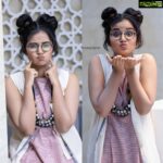 Anupama Parameswaran Instagram - During the promotions of #hgpk 👧🏻👧🏻👧🏻👧🏻👧🏻 Styling by @lavanyabathina Dress courtesy by @storeanonym Jewellery by @_missphia PC by @i_ak_photographer Makeup by @shelarpravin99 Hairstyle by @koli_sarika7313 🖤🖤🖤🖤🖤