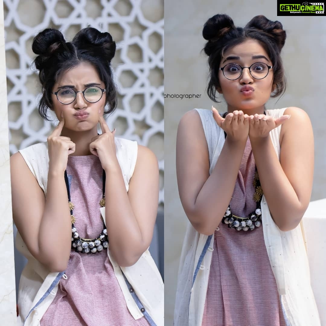 Anupama Parameswaran Instagram - During the promotions of #hgpk π§π»π§π»π§π»π§π»π§π» Styling by @lavanyabathina Dress courtesy by @storeanonym Jewellery by @_missphia PC by @i_ak_photographer Makeup by @shelarpravin99 Hairstyle by @koli_sarika7313 π€π€π€π€π€
