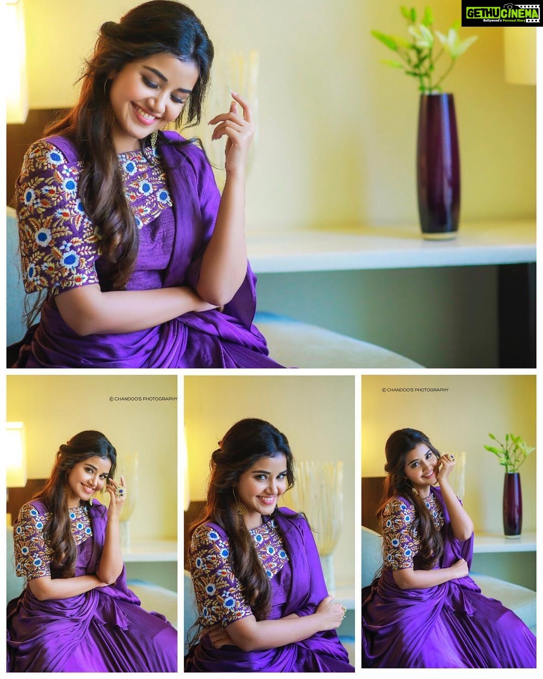 Anupama Parameswaran Instagram - Happy me Coz of you 🙈 Styling by @lavanyabathina Dress courtesy by @karthikandniharika Jewellery by @_missphia PC by @chandra_shekar_chandoo Makeup @shelarpravin99 Hairstyle @koli_sarika7313