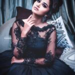 Anupama Parameswaran Instagram - About last night ♥️ Loved this beautiful black gown by @aninaboutique1 .. styled by @amulAmulya😘 Clicked by @crafty_chandu😇 Makeup @shelarpravin99😛 😅 Hairstyle @koli_sarika7313 😘