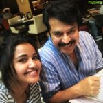 Anupama Parameswaran Instagram - The best breakfast everrrrrrr 🙈🙈🙈🙈🙈♥️♥️♥️♥️♥️♥️♥️♥️ With the legendary actor @mammootty Sir , our Mammookka ♥️♥️♥️♥️♥️ Ayyyyyooo ... goosebumps 🙈🙉🙊 @dqsalmaan we had fun speaking about you 🤣😉 Park Hyatt Hyderabad