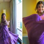 Anupama Parameswaran Instagram – Lavender 💋
Styling by @lavanyabathina
Dress courtesy by @karthikandniharika
Jewellery by @_missphia
PC by @chandra_shekar_chandoo
Makeup @shelarpravin99
Hairstyle @koli_sarika7313
Thanks and love to my 3M family ♥️