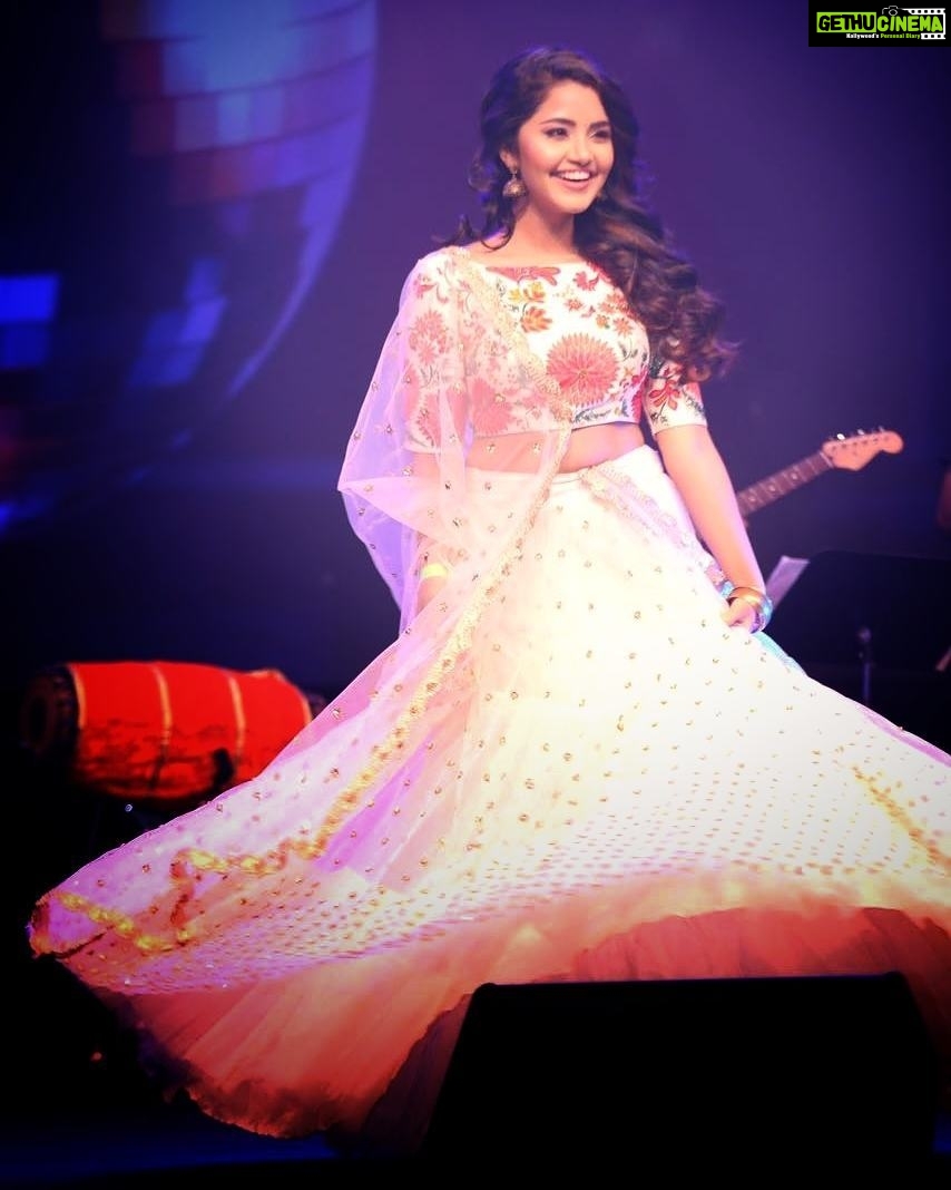 Anupama Parameswaran Instagram - Happy me 💃 Styled by: @meghanaalluri Outfit by: @mrunaliniraodesign 😍😘