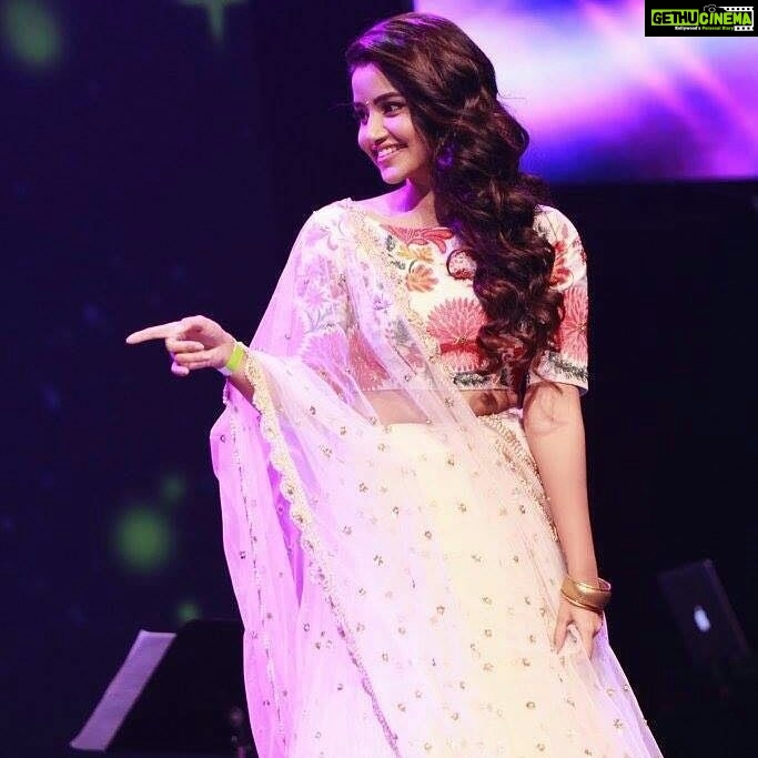 Anupama Parameswaran Instagram - Had a wonderful time at TASC star night 😘 Styled by: @meghanaalluri Outfit by: @mrunaliniraodesign Thanku guys for making me look the best. Felt like a princess 👸 😘😍