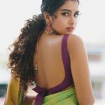 Anupama Parameswaran Instagram - Saree tales never fails ♥️ Designer( saree blouse) : @arka_by_divya_kanigalupula Jewellery (Choker & earrings) : @petalsbyswathi Jewellery (Bangles) : @kushalsfashionjewellery Photographer : @thechillpixelco Styling : @sandhya__sabbavarapu Assisted by : @mythri_g @rashmi_angara Saree by @kisanfashionmall