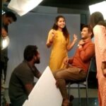 Anupama Parameswaran Instagram - And this happens before “action” 😬 #behindthescenes I hope I am not wrong @actor_nikhil @suryapratappalnati 😁