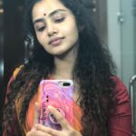 Anupama Parameswaran Instagram - This is the “Chandra saree” for me... the saree which helped me figure out who Chandra was ... draping you , spending 3/4 days in you, working with you ... I believe all that made a lot of difference... those little things does matter ♥️ REMEMBER this @rjshaan @million_dollar_beard ?