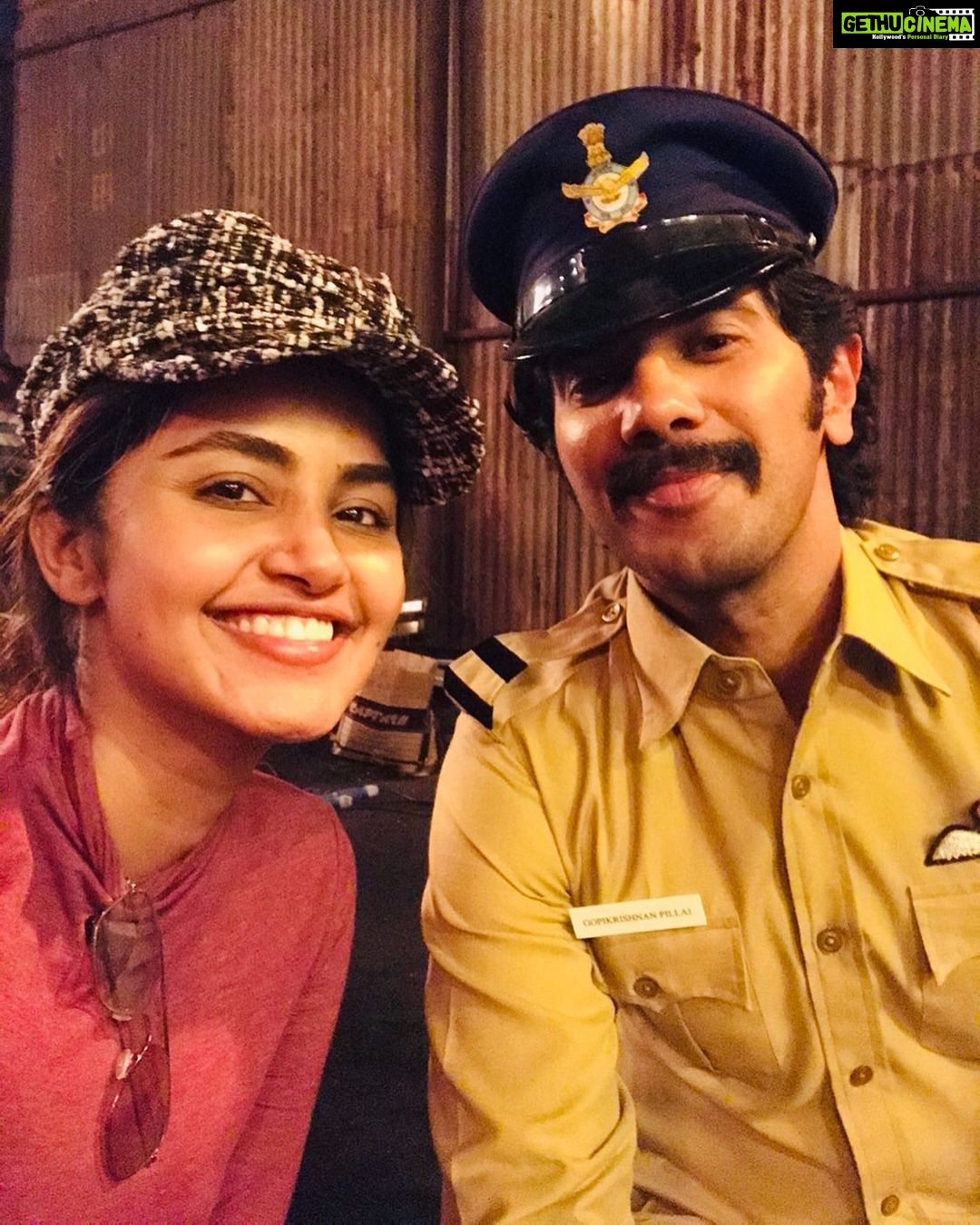 Anupama Parameswaran Instagram - Ayyyo police 👮♀️!!! Allla sorry... kalllan 🕴 @dqsalmaan 😈