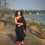 Anupama Parameswaran Instagram - 🥀 This saree my @pearlemaany 🔥