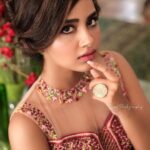 Anupama Parameswaran Instagram - Love is like a red red rose 🥀 Styled by my dearest @joe_elize_joy ♥️ Outfit @maria.tiya.maria 💋 jewellery :@m.o.dsignature ✨ click by : @fazil_pallikkal_📸 MUA @shiva_makeover
