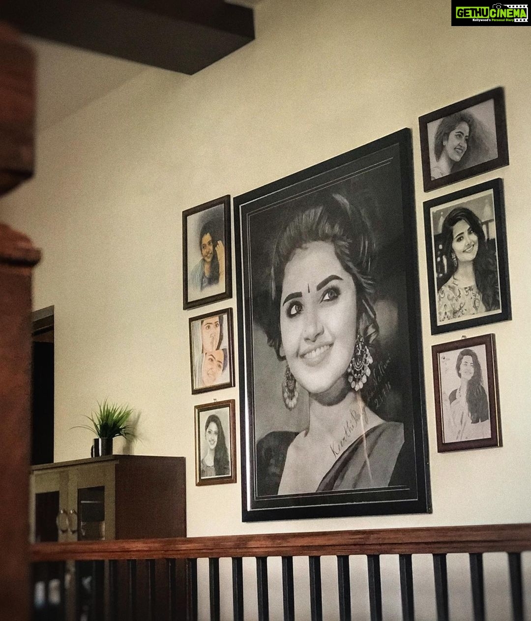 Anupama Parameswaran Instagram - Thanks to all wonderful people who put so much effort into all this and make my wall look beautiful ... it means a lot to me ... from the bottom of my heart ... love you all ♥️ Special thanks to @pratyusha_kp ♥️ love yaaaa