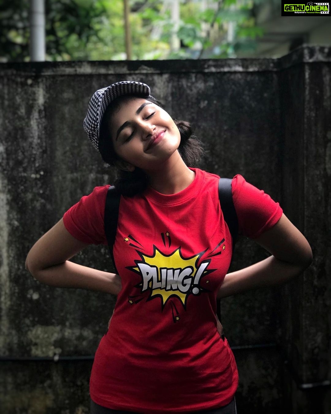 Anupama Parameswaran Instagram - #Pling by @mydesignationofficial 😝
