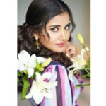 Anupama Parameswaran Instagram - “Life is the flower for which love is the honey.” Styling 🧣 @lavanyabathina & @venkatesh_93 Dress 👗 @ragasutra_by_kavyaharish Accessories 💍 @vibha_creations_collections 💄 makeup @shelarpravin99 Hairstyle 💁‍♀ @koli_sarika7313 📷 @abhilash_elaprolu